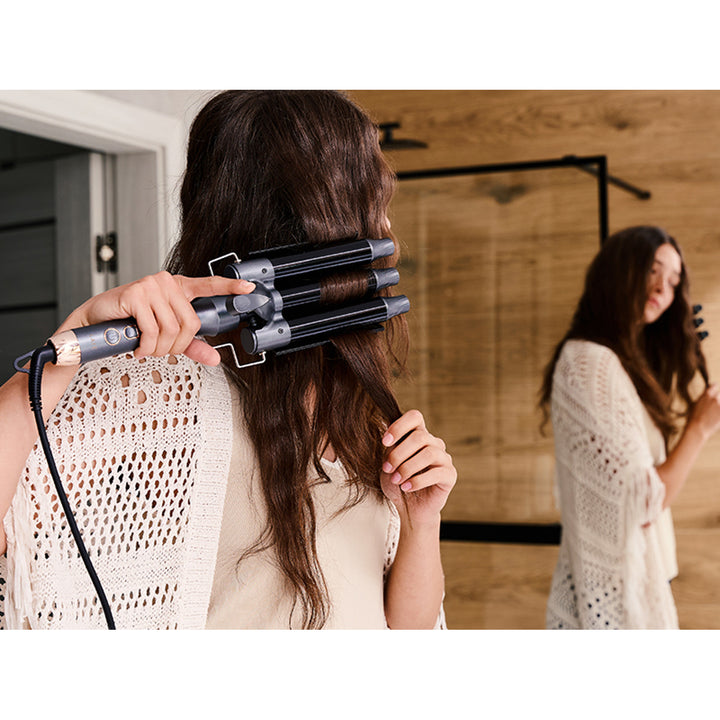 Ondulator pentru păr LAFE, diametru încălzitor 25 mm, putere 105 W, Sleek & Shine Waver