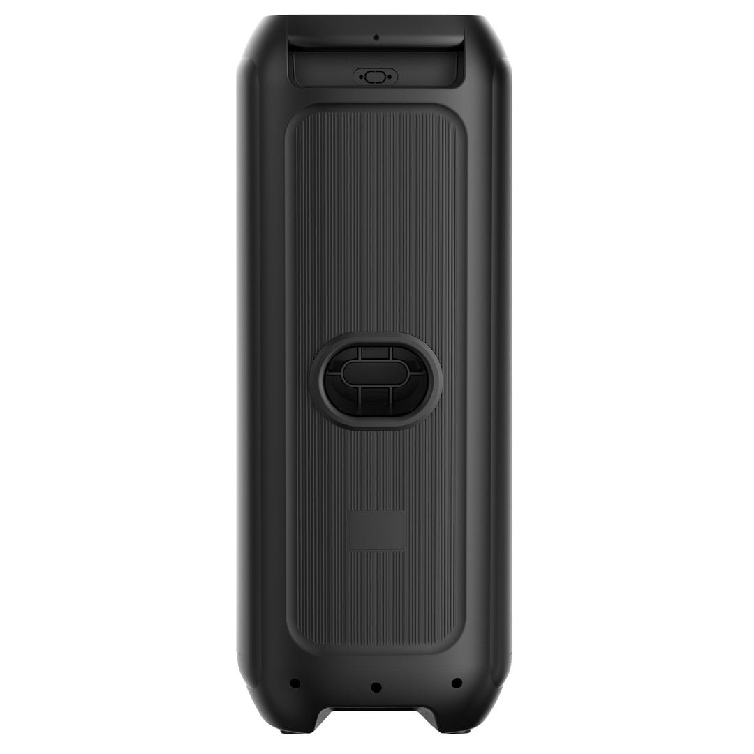 Difuzor Bluetooth mare, 120 W RMS/1400 W PMPO, două difuzoare de 8", egalizator, funcție karaoke, carduri MP3/microSD, USB, AUX, BT 5.3+EDR, afișaj, LED, baterie încorporată, telecomandă, MT3185