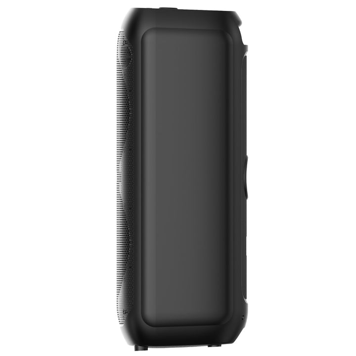 Difuzor Bluetooth mare, 120 W RMS/1400 W PMPO, două difuzoare de 8", egalizator, funcție karaoke, carduri MP3/microSD, USB, AUX, BT 5.3+EDR, afișaj, LED, baterie încorporată, telecomandă, MT3185