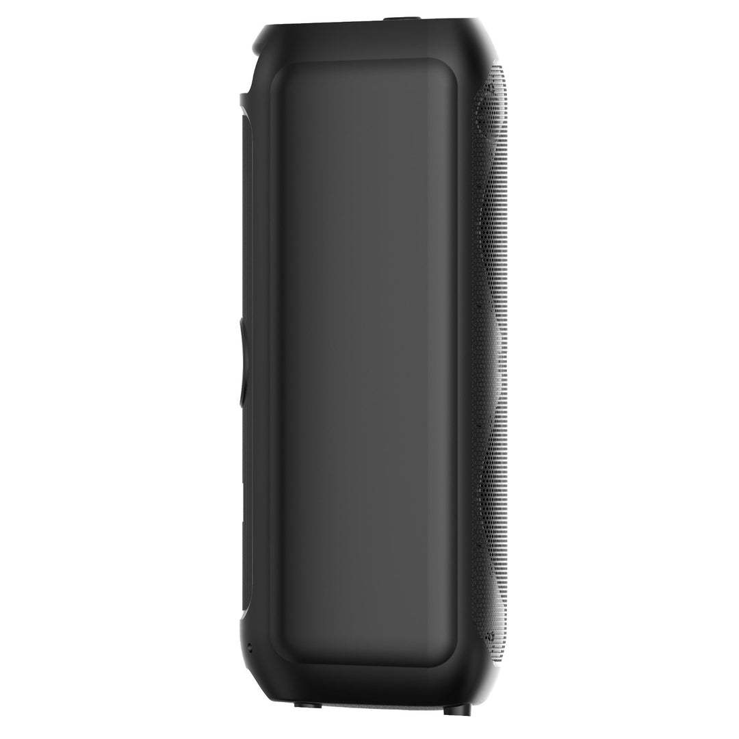 Difuzor Bluetooth mare, 120 W RMS/1400 W PMPO, două difuzoare de 8", egalizator, funcție karaoke, carduri MP3/microSD, USB, AUX, BT 5.3+EDR, afișaj, LED, baterie încorporată, telecomandă, MT3185