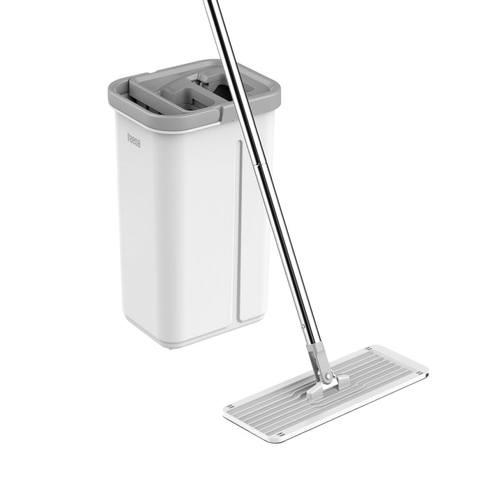 Mop plat Teesa, găleată cu două compartimente, capacitate 5,7 l, New Clean R13, Teesa