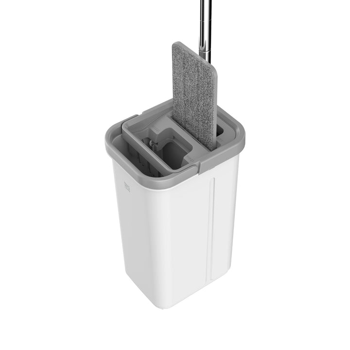 Mop plat Teesa, găleată cu două compartimente, capacitate 5,7 l, New Clean R13, Teesa