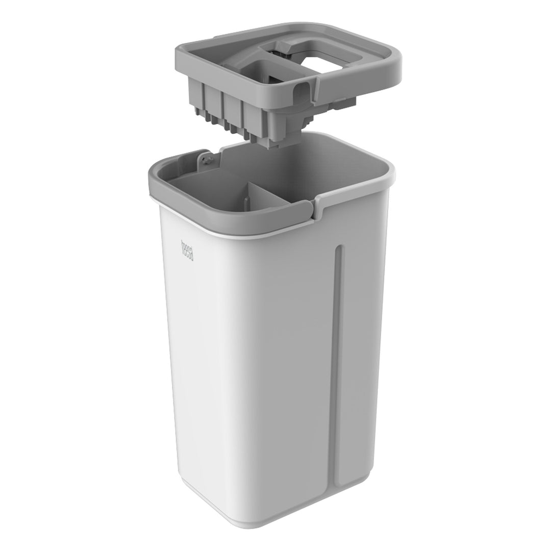 Mop plat Teesa, găleată cu două compartimente, capacitate 5,7 l, New Clean R13, Teesa