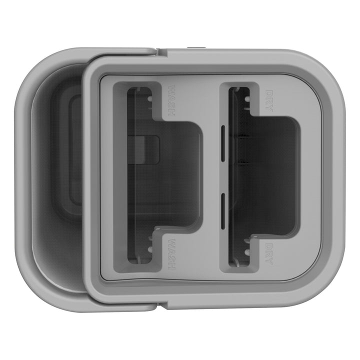 Mop plat Teesa, găleată cu două compartimente, capacitate 5,7 l, New Clean R13, Teesa