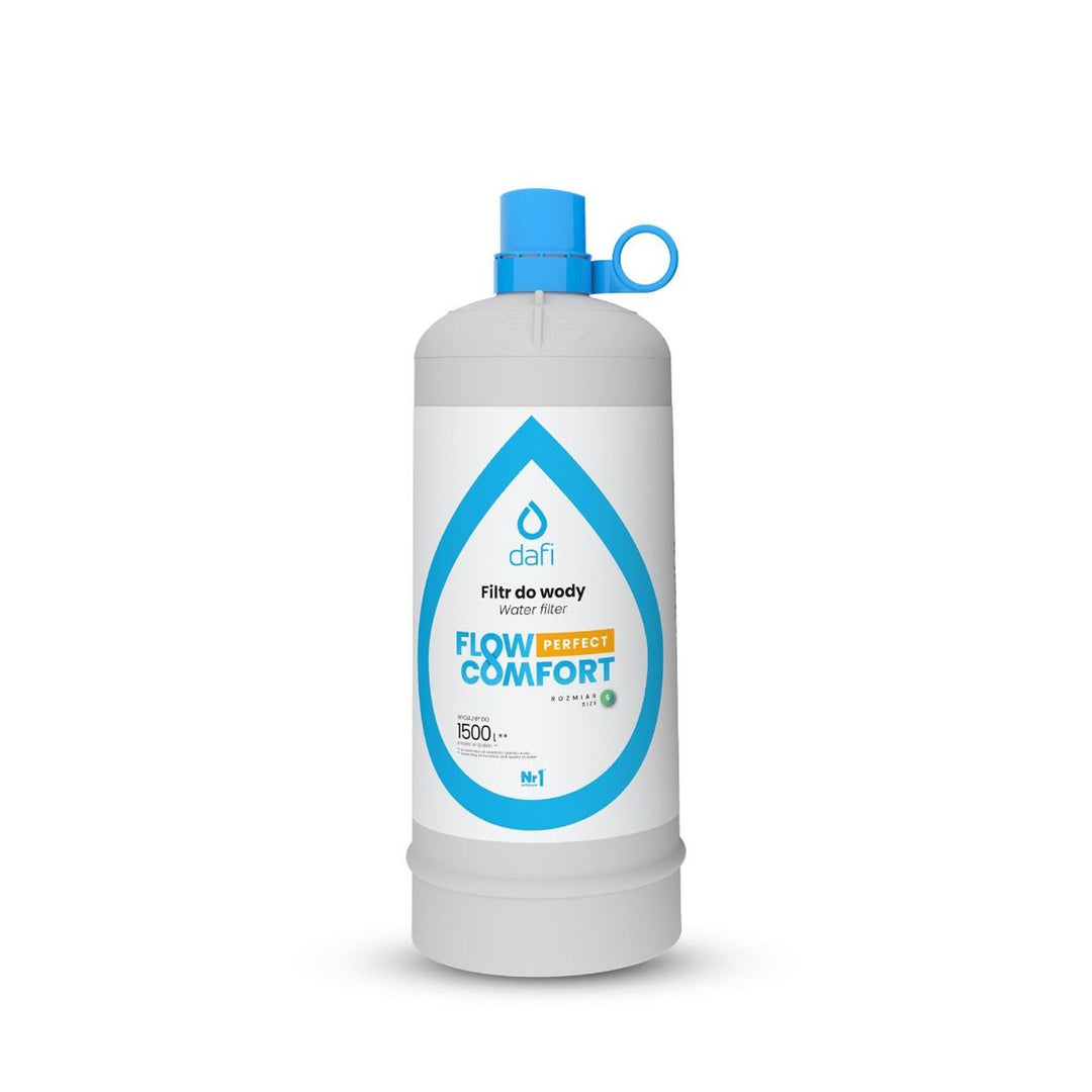 Sistem de filtrare Dafi Flow Comfort Perfect, robinet pentru apă filtrată inclus în set, capacitate de filtrare de până la 4,3 l/min, culoare crom, F.FR.FIL.POD.Z.REG.BAT.1.DR
