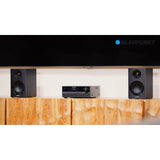 Sistem audio compact Blaupunkt, putere de 240 W, HDMI/CD/USB/FM/BT/PLL, egalizator parametric, afișaj LED, ceas și alarmă, negru, MS55SUB