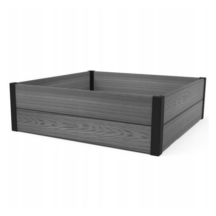 Keter Maple bordură de grădină, plastic, gri, dimensiuni 106x106x32 cm, rezistentă la intemperii, 249298