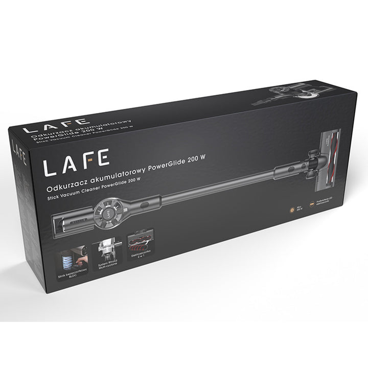 Aspirator fără fir LAFE, motor fără perii BLDC, baterie de 2200 mAh, PowerGlide 200 W