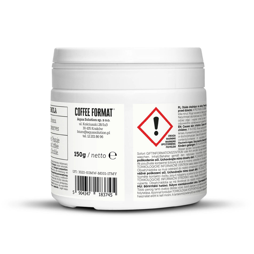 Tablete pentru curățarea mașinii de cafea, 2 faze Tablete de curățare + 40x3,5 g Format cafea