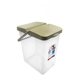 Recipient transparent pentru hrană sub formă de pulbere, 10 l, BranQ 1311