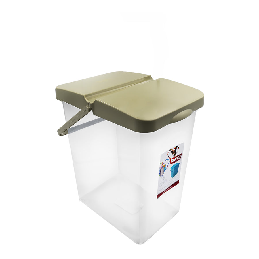 Recipient transparent pentru hrană sub formă de pulbere, 10 l, BranQ 1311