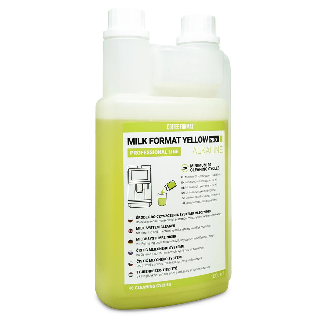 Detergent pentru sistemul de lapte 1 l, format cafea FORMAT LAPTE GALBEN PRO