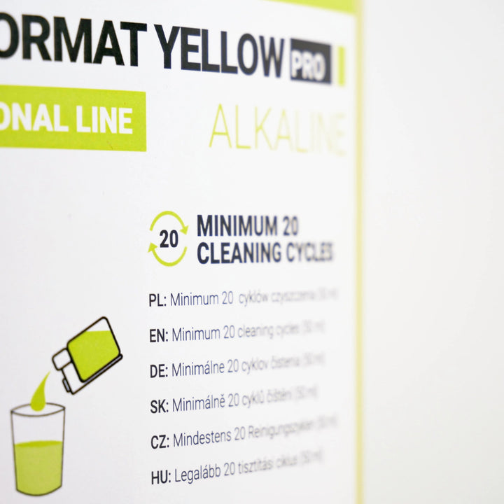 Detergent pentru sistemul de lapte 1 l, format cafea FORMAT LAPTE GALBEN PRO
