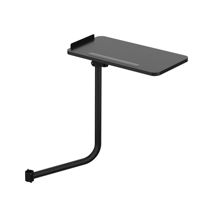 Raft / tavă pentru tastatură Maclean, negru, dimensiuni tavă 66x30 cm, pentru montare pe scaun de birou, max. 5 kg, MC-139