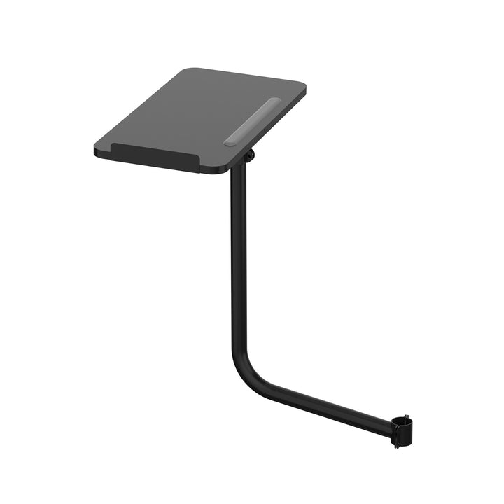 Raft / tavă pentru tastatură Maclean, negru, dimensiuni tavă 66x30 cm, pentru montare pe scaun de birou, max. 5 kg, MC-139