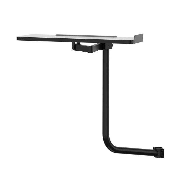 Raft / tavă pentru tastatură Maclean, negru, dimensiuni tavă 66x30 cm, pentru montare pe scaun de birou, max. 5 kg, MC-139