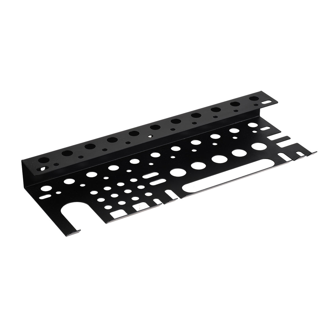 Organizator de perete / raft pentru scule Maclean, negru, dimensiuni 40x14,5x4,6 cm, max. 30 kg, MC-141