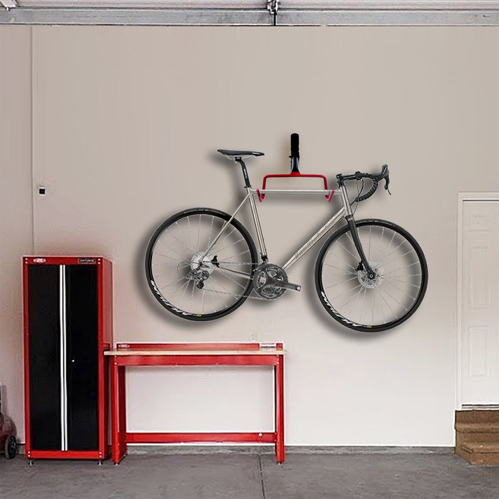 Suport de biciclete / cuier de perete Maclean, orizontal, oțel, sarcină maximă 30 kg, MC-430, 3 bucăți