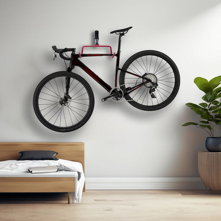 Suport de biciclete / cuier de perete Maclean, orizontal, oțel, sarcină maximă 30 kg, MC-430, 3 bucăți