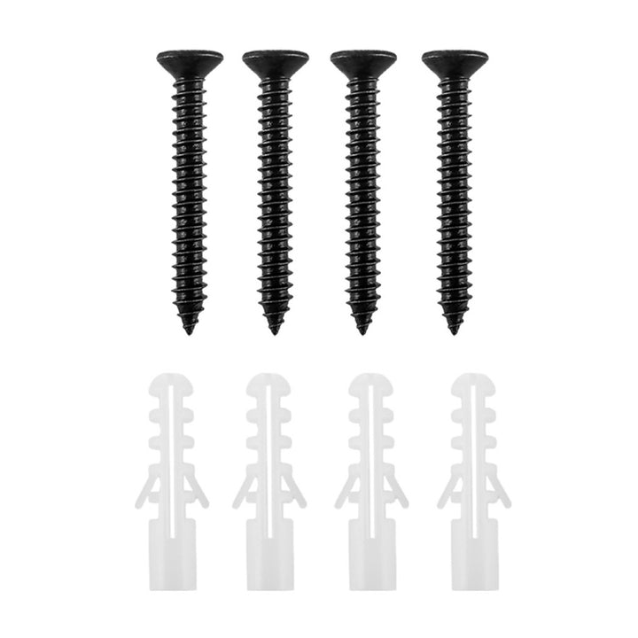 Set de 4 suporturi de perete Maclean, pentru anvelope, roți, scări, biciclete, din oțel, sarcină maximă 22 kg/suport, MC-487