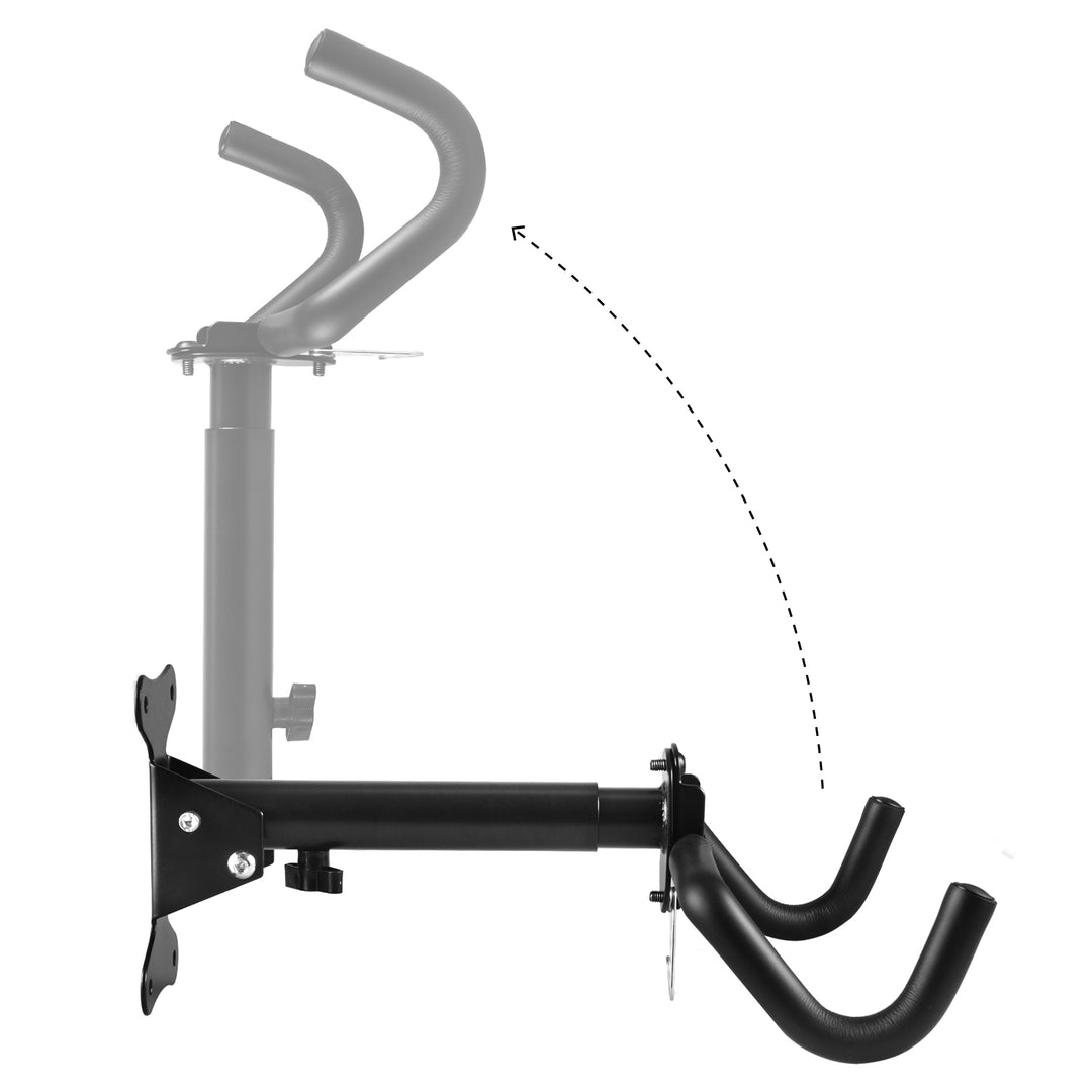 Suport de perete pentru biciclete Maclean, orizontal, oțel, sarcină maximă 30 kg, MC-484, 3 bucăți