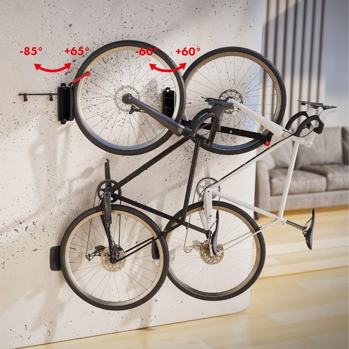 Suport / cuier de perete pentru biciclete Maclean, capacitate maximă 35 kg, MC-499, 3 bucăți