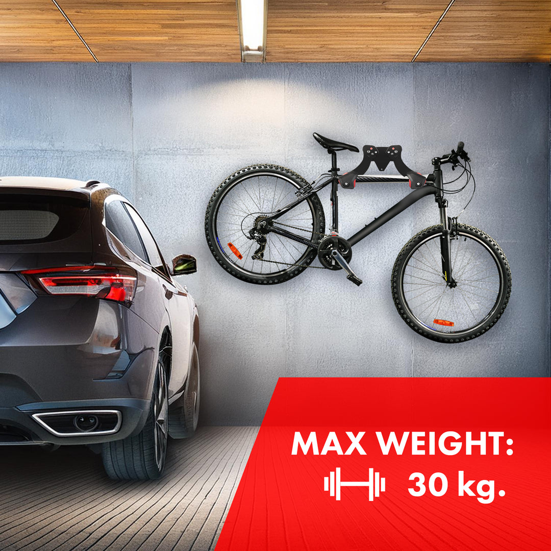 Suport de perete pentru biciclete Maclean, oțel, sarcină maximă 30 kg, MC-449, 2 bucăți
