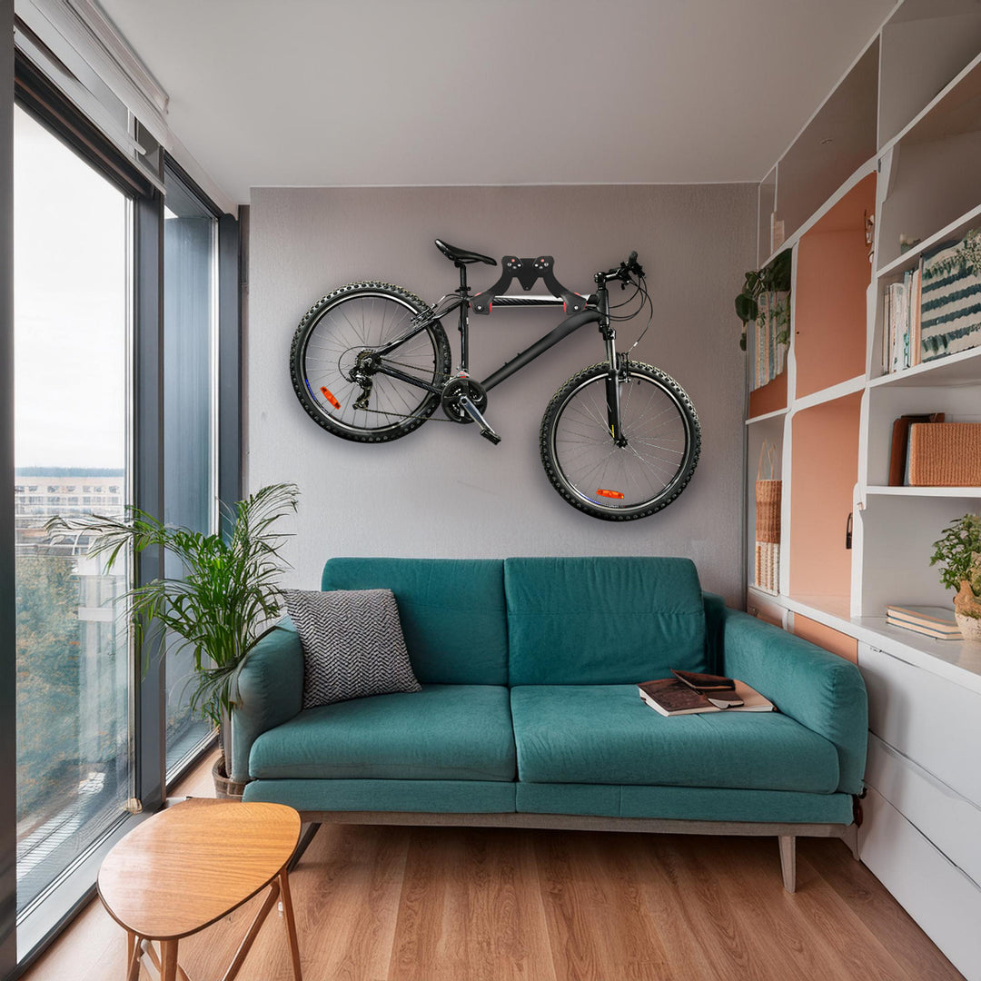 Suport de perete pentru biciclete Maclean, oțel, sarcină maximă 30 kg, MC-449, 3 bucăți