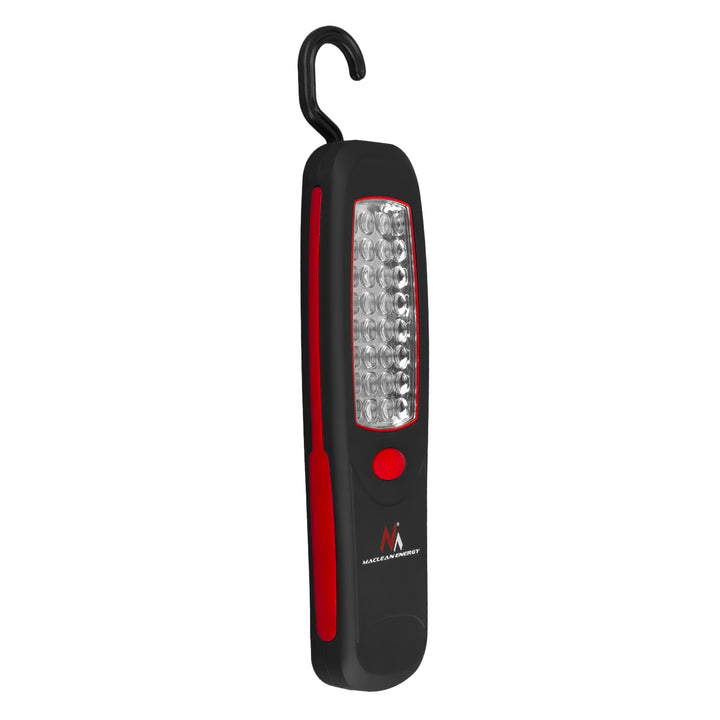 2 lămpi de atelier Maclean cu 24 de LED-uri, magnet, cârlig, MCE03 + 6 baterii R-06 R06 AA LR06 de 1,5 V VARTA Longlife Power
