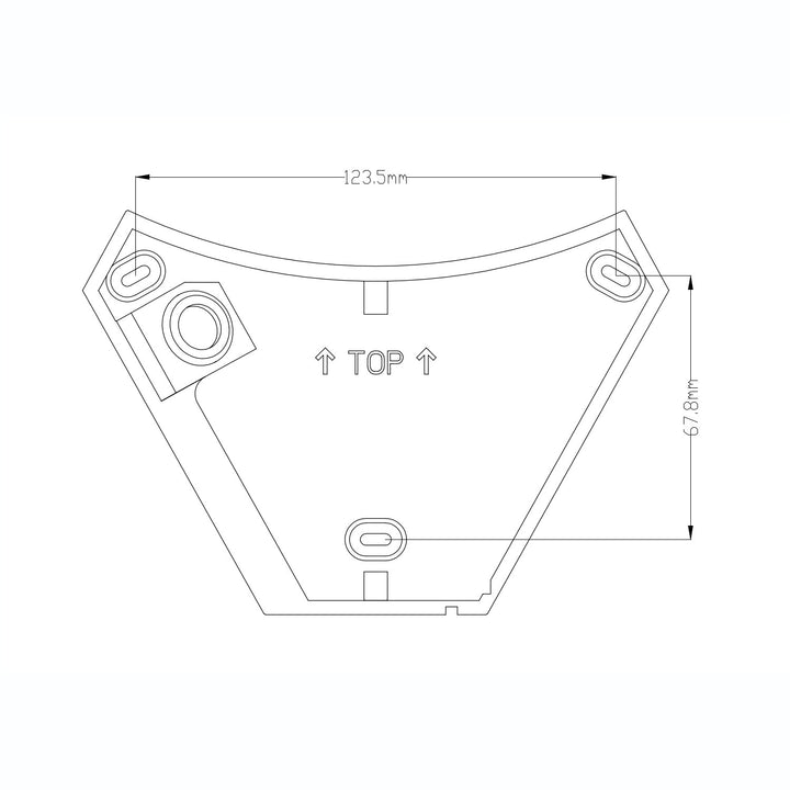 Lampă LED cu senzor de mișcare Maclean, senzor de mișcare cu infraroșu, culoare gri, 10 W, IP54, 800 lm, MCE290 GR, 2 bucăți