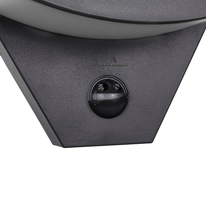 Lampă LED cu senzor de mișcare Maclean, senzor de mișcare cu infraroșu, culoare neagră, 10 W, IP54, 800 lm, MCE290 B, 2 bucăți