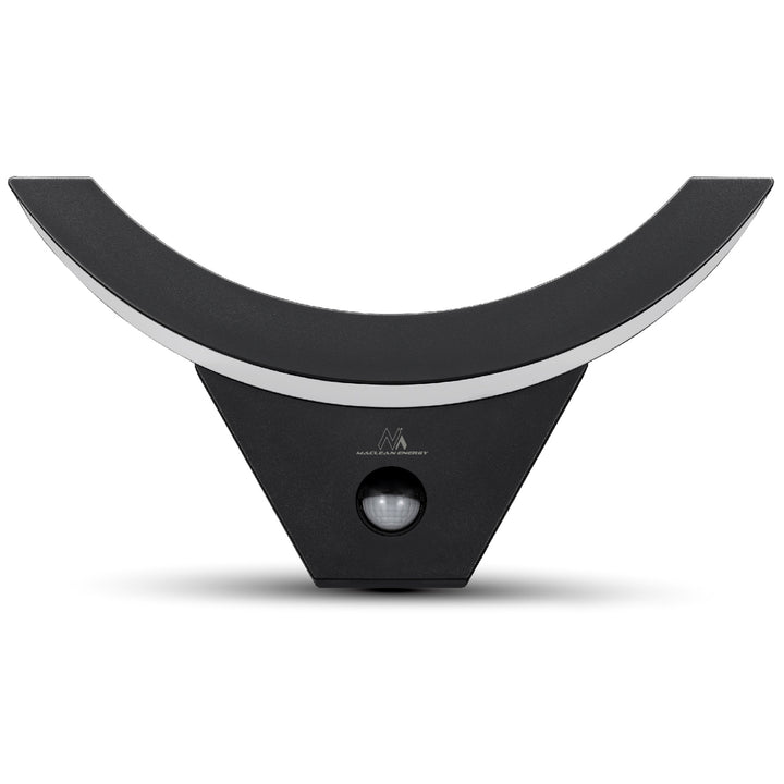 Lampă LED cu senzor de mișcare Maclean, senzor de mișcare cu infraroșu, culoare neagră, 10 W, IP54, 800 lm, MCE290 B, 4 bucăți