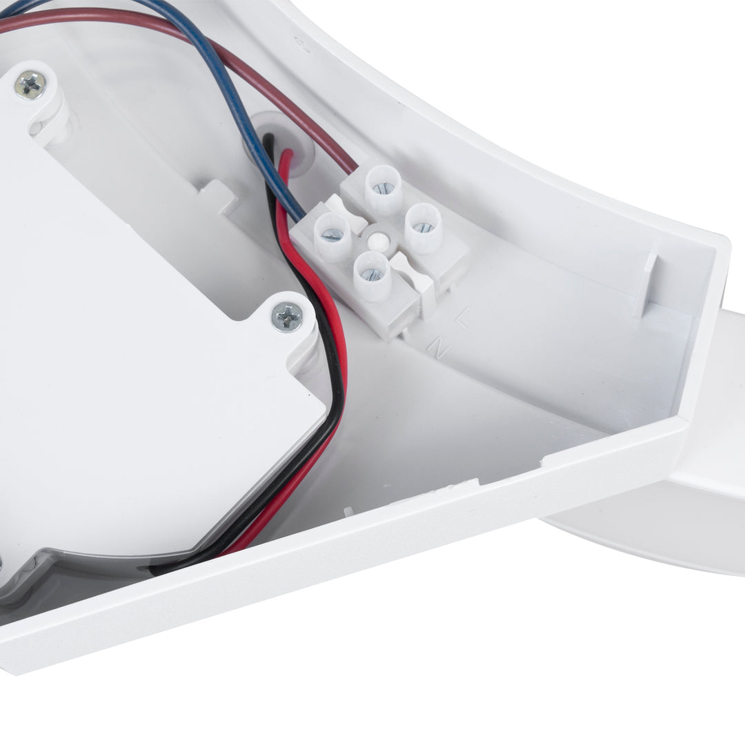 Lampă LED cu senzor de mișcare Maclean, senzor PIR, culoare albă, 10 W, IP54, 800 lm, MCE290 W, 4 bucăți
