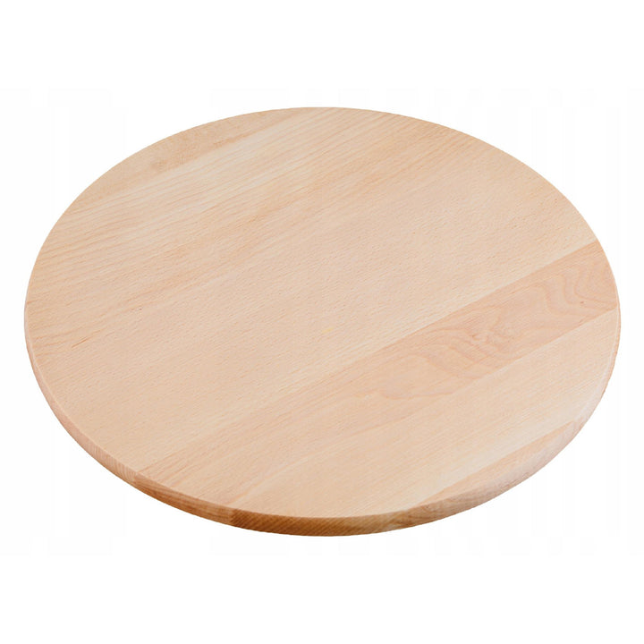 Tavă rotativă Practic, pentru servirea gustărilor și a pizzei, din lemn de fag, diametru 40 cm, 20090700
