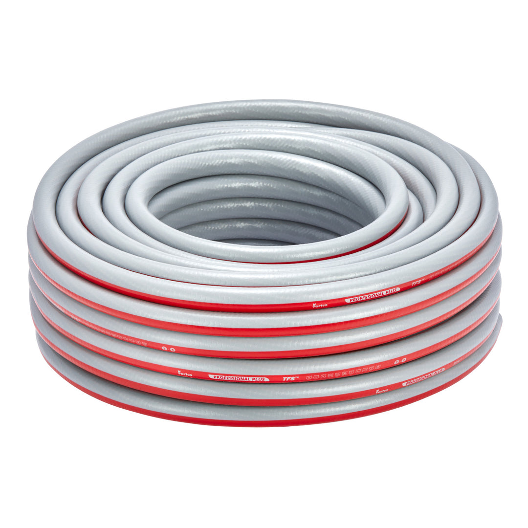 Furtun de grădină Vartco, cu 6 straturi, flexibil, diametru 1/2", lungime 100 m, Professional Plus