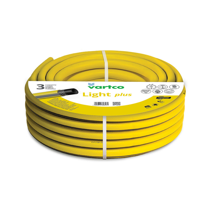 Furtun de grădină Vartco, cu 3 straturi, flexibil, diametru 1", lungime 30 m, Light Plus