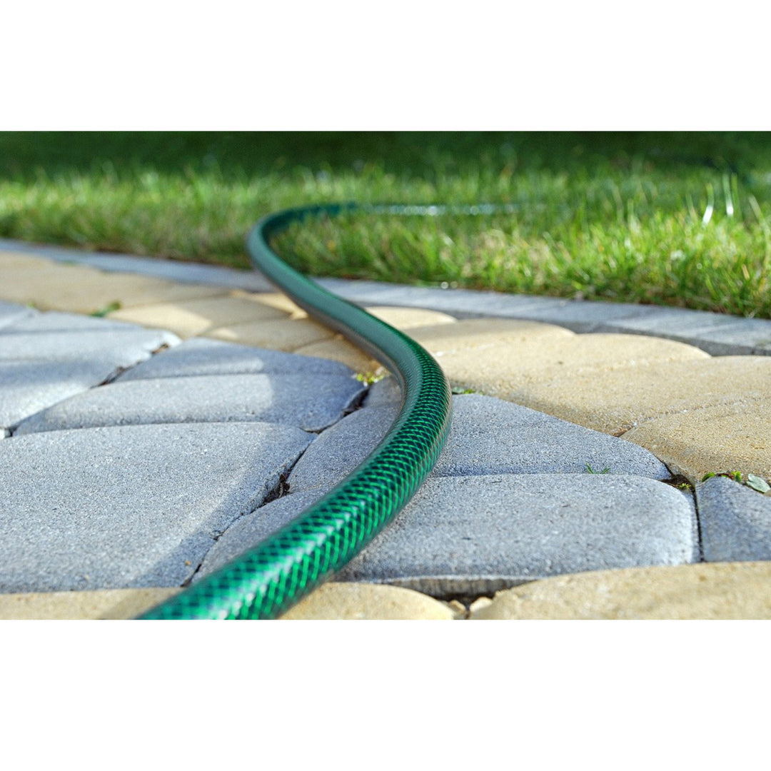 Furtun de grădină Cellfast, cu 3 straturi, împletitură încrucișată din poliester, 5/8", 20 m, Economic