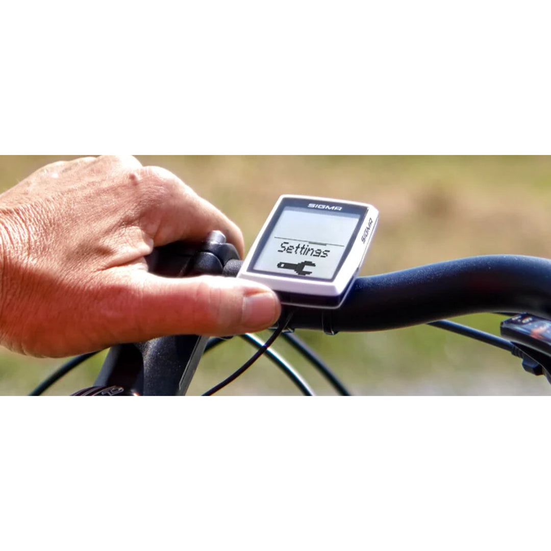 Ciclocomputer Sigma BC 12.0 WL, rezistent la apă și la intemperii, ecran mare și lizibil, 12 funcții