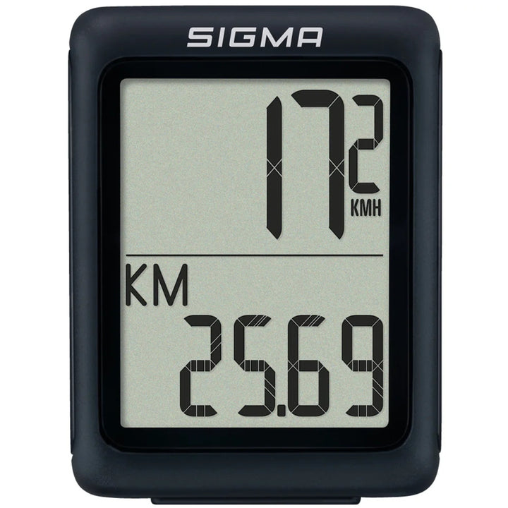 Ciclocomputer Sigma BC 5.0 WR, rezistent la apă și la intemperii, ecran mare și lizibil, 5 funcții de bază
