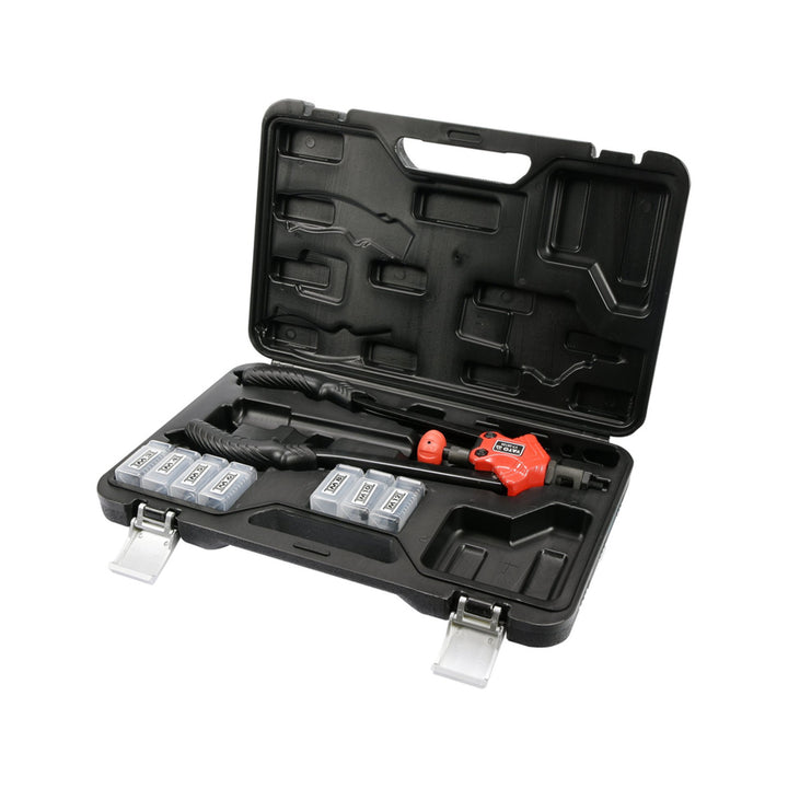 Mașină manuală de nituit Yato, pentru nituri cu cap de șurub în dimensiunile M3-M12, mâner antiderapant, capete realizate din oțel CrMo rezistent, YT-36128