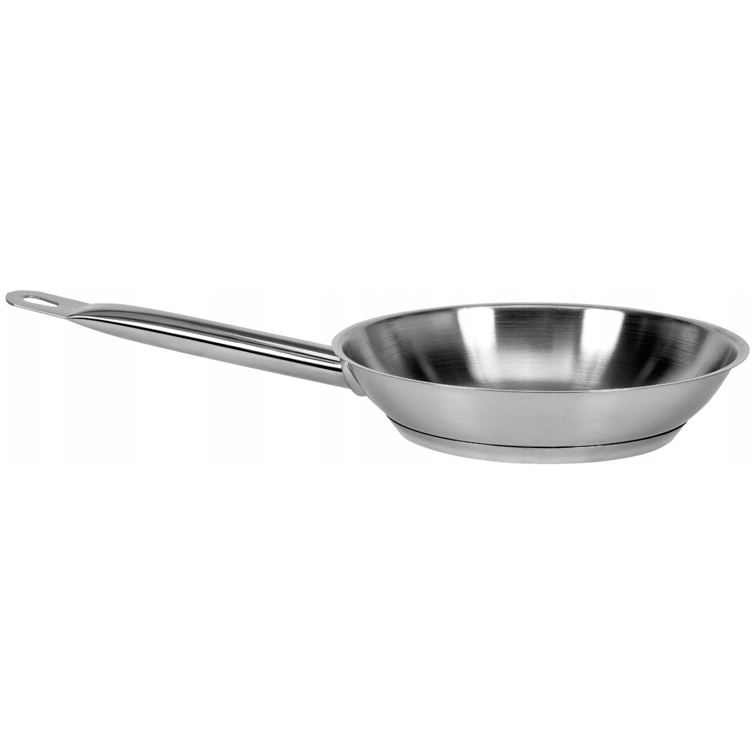 Tigaie profesională pentru gastronomie Yato Gastro, compatibilă cu orice tip de aragaz, din oțel inoxidabil, diametru 20 cm, capacitate 1,3 l, se poate spăla în mașina de spălat vase, YG-00100