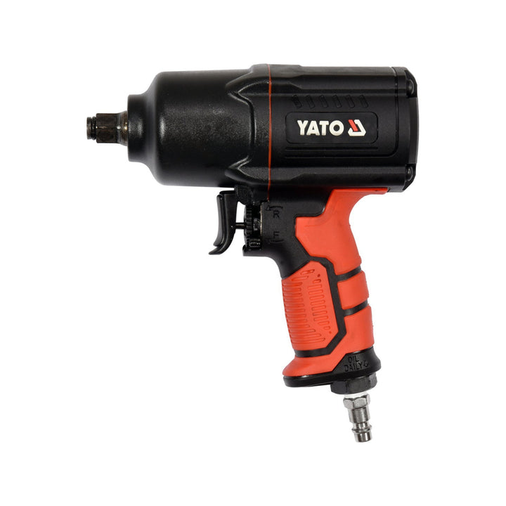 Cheie pneumatică Yato, mandrină de 1/2'', comutator pentru sensul de rotație dreapta/stânga, corp robust din materiale compozite, YT-09544