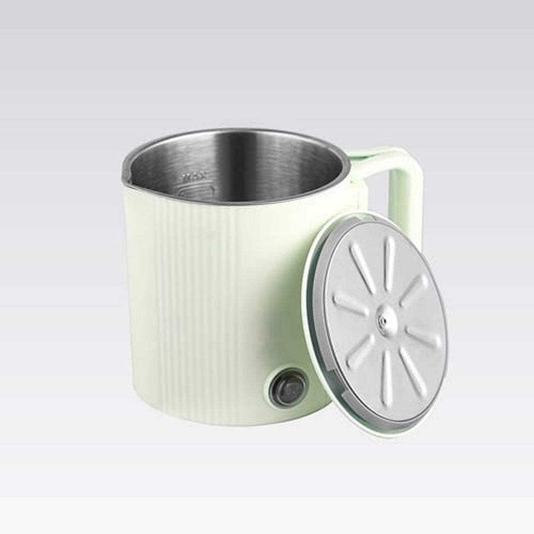 Ceainic electric / oală de călătorie Maestro, 2 în 1, capacitate 0,8 l, putere 600 W, mâner pliabil, comutator de tensiune 110 V/230 V, culoare mentă, MR-009-MINT