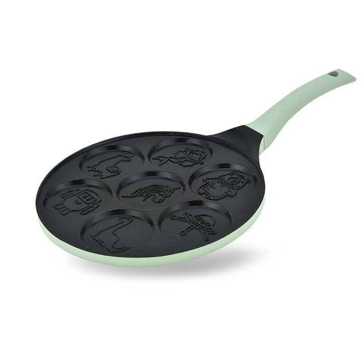Tigaie pentru clătite Maestro, cu personaje din basme, diametru 26 cm, strat antiaderent, mâner din silicon, compatibilă cu orice tip de aragaz, MR-1222-D