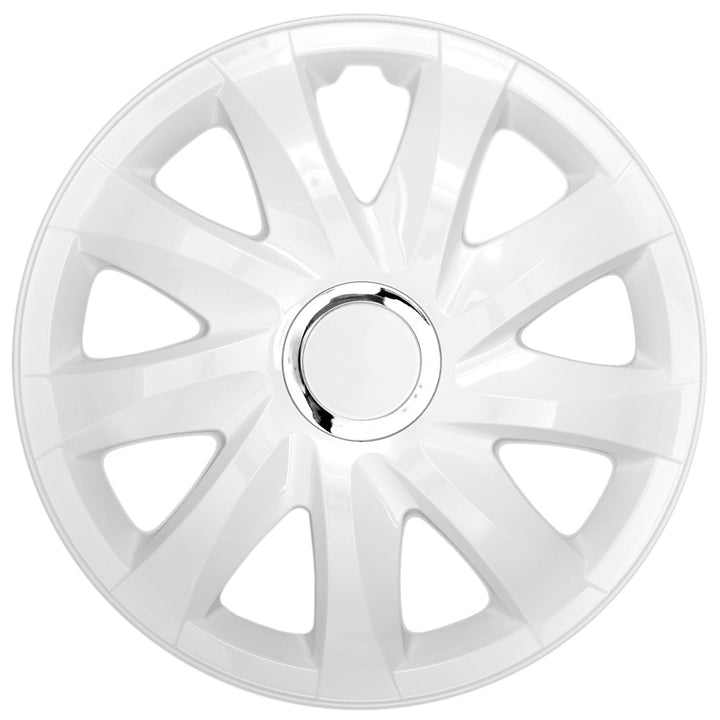 Capac universal de 14'' NRM Drift, vopsit în alb, 1 bucată