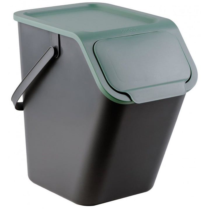 Set de 3 coșuri de gunoi pentru sortare, 25 l, Practic Bini + 5 filtre cu cărbune