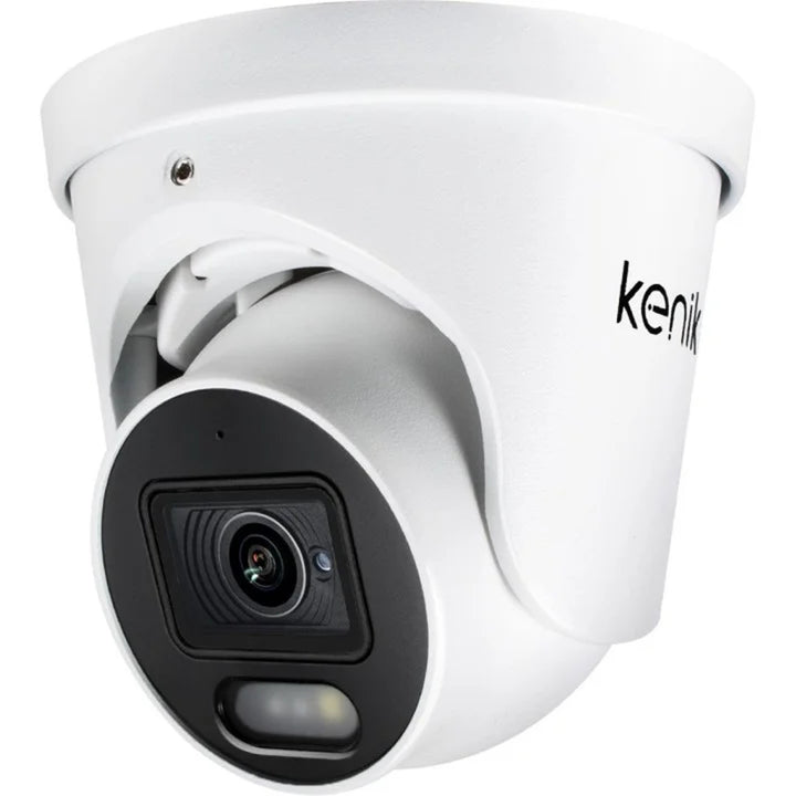 Cameră IP Kenik, rezoluție de 5 MP la 20 de cadre pe secundă, analiză inteligentă a imaginii, proiector Smart IR, microfon încorporat, carcasă tip cupolă, KG-530DPA-L-G
