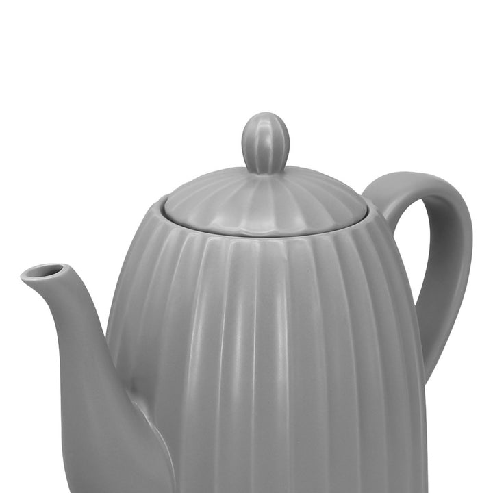 Ceainic electric din ceramică Maestro, culoare gri, putere 1500 W, capacitate 1,5 l, soclu rotativ, indicator de nivel al apei, cablu de alimentare de 65 cm, MR-077