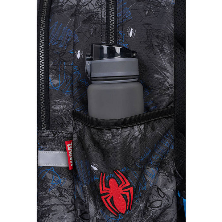 Rucsac școlar Spiderman Coolpack, model Jerry (15"), spate conturat, 3 compartimente încăpătoare, fund întărit, F029777