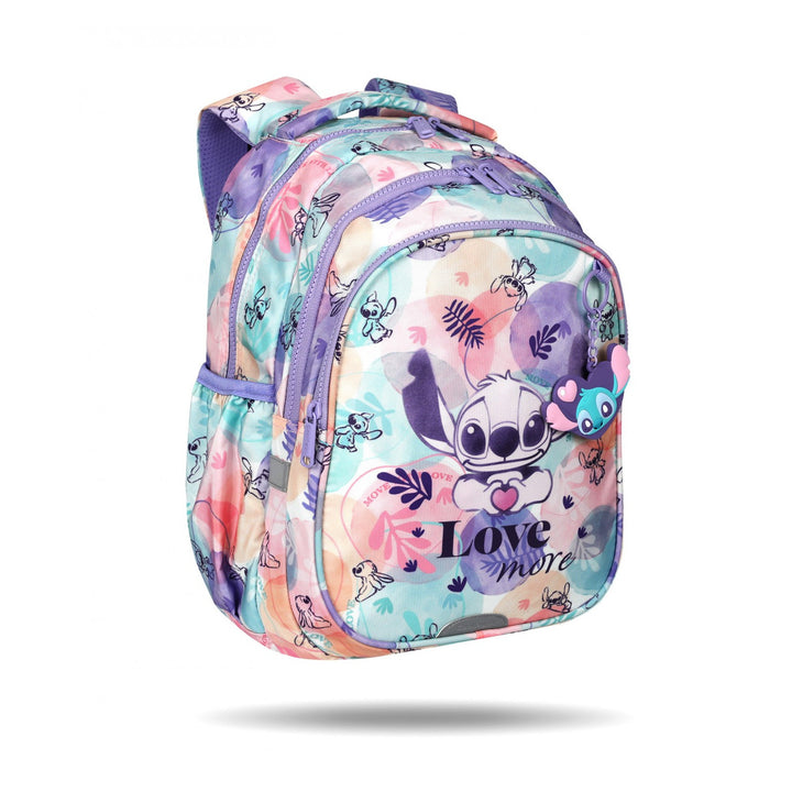 Setul școlar Stitch Coolpack, rucsac cu două compartimente Jerry (15"), penar Jumper 3 și sac sport pentru încălțăminte